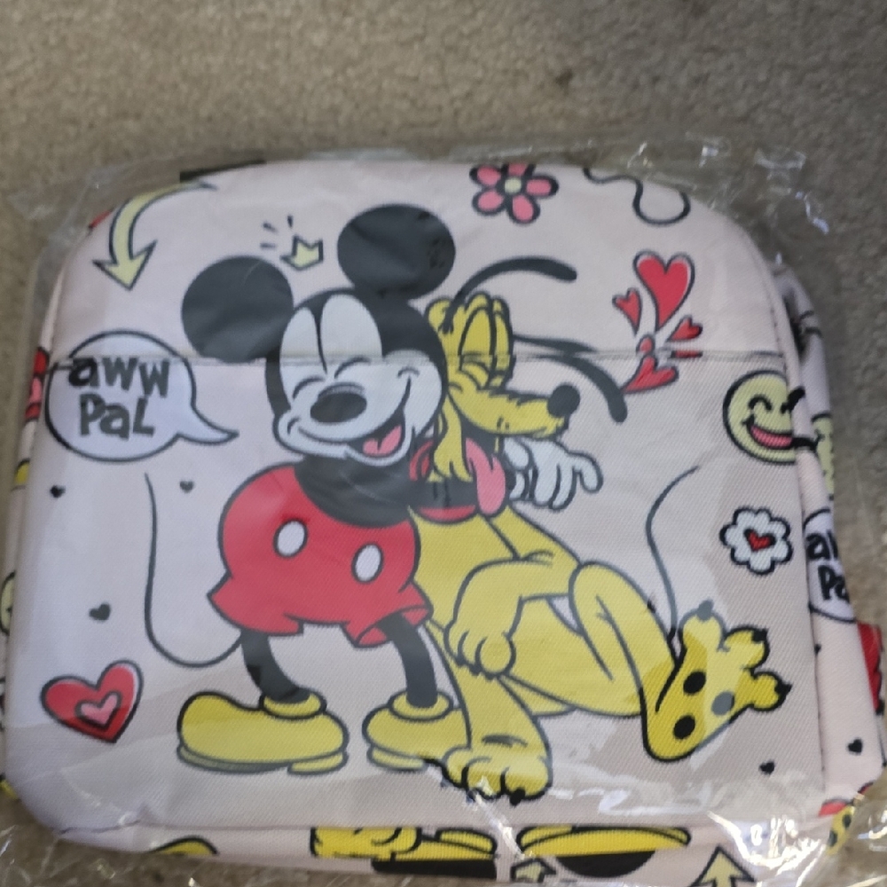 Mickey and Pluto Cartoon Print Lunchbox